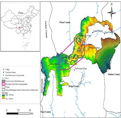 Space use and microhabitat selection of wild <mark class="highlighted">giant pandas</mark> in Meigu Dafengding National Nature Reserve, China